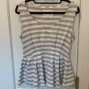 Deletta peplum top 